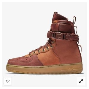 NikeSF Air Force 1 Premium 'Dark Russet